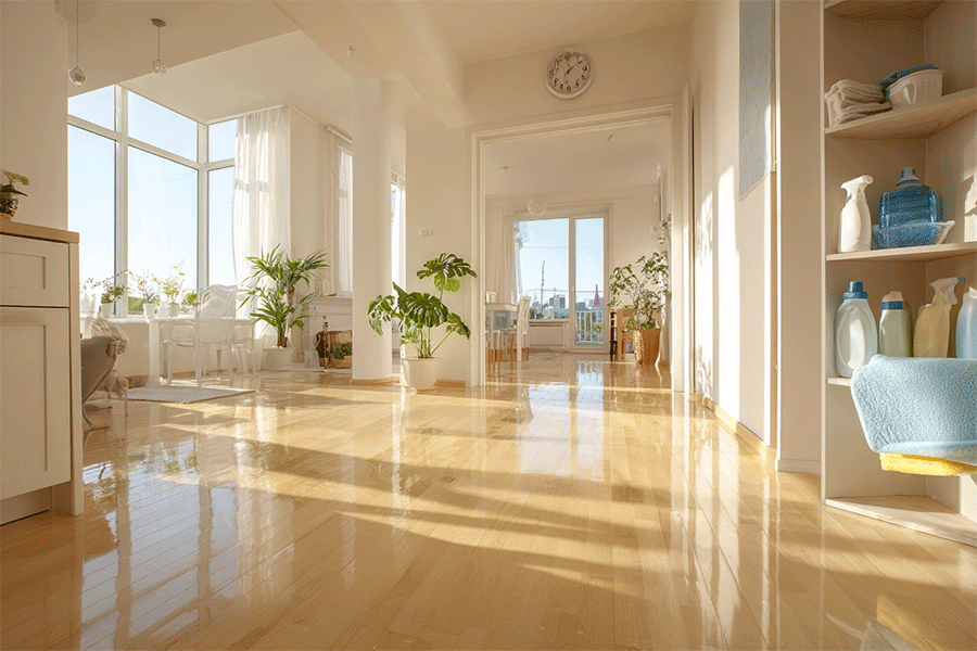 penthouse salon after a deep cleaning